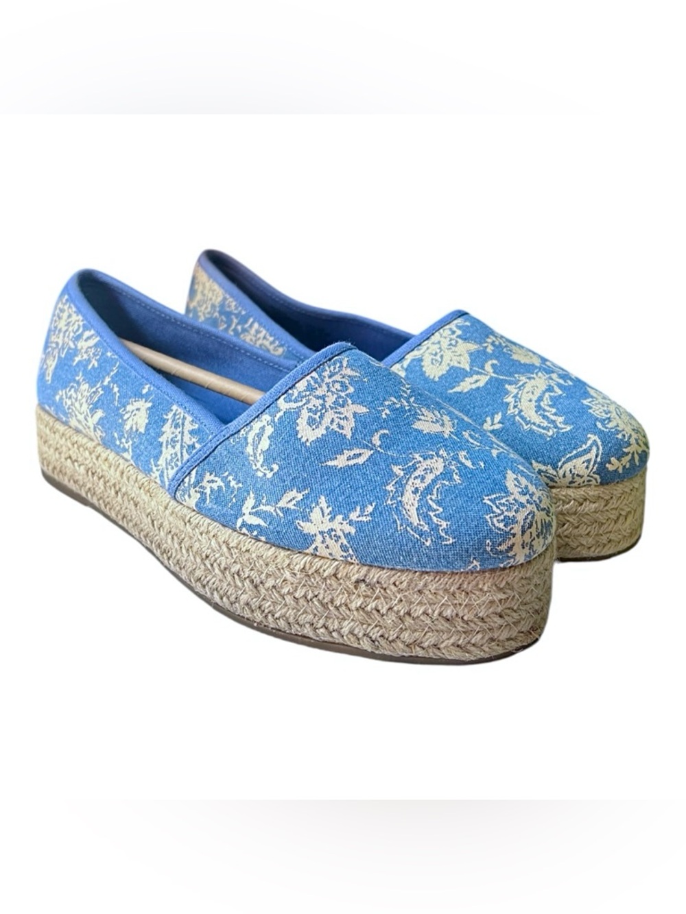 The Pioneer Woman Blue Espadrille Platform